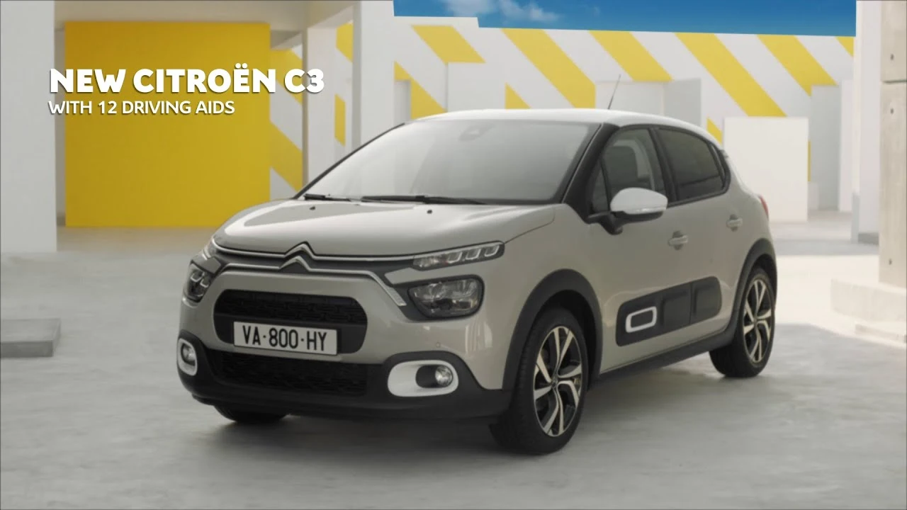 New Citroën C3 With 12 Driving Aids
